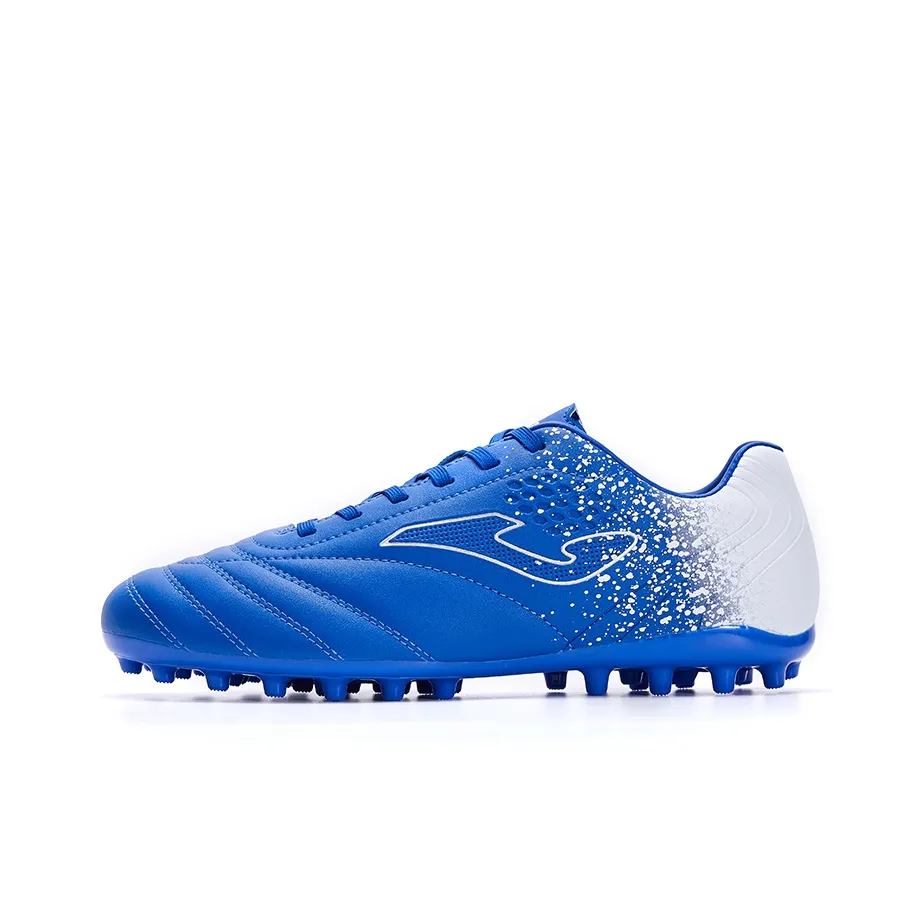 Joma MG Rubber Short Studs Anti Slip Wear Resistant Soccer Shoes Men's Blue White