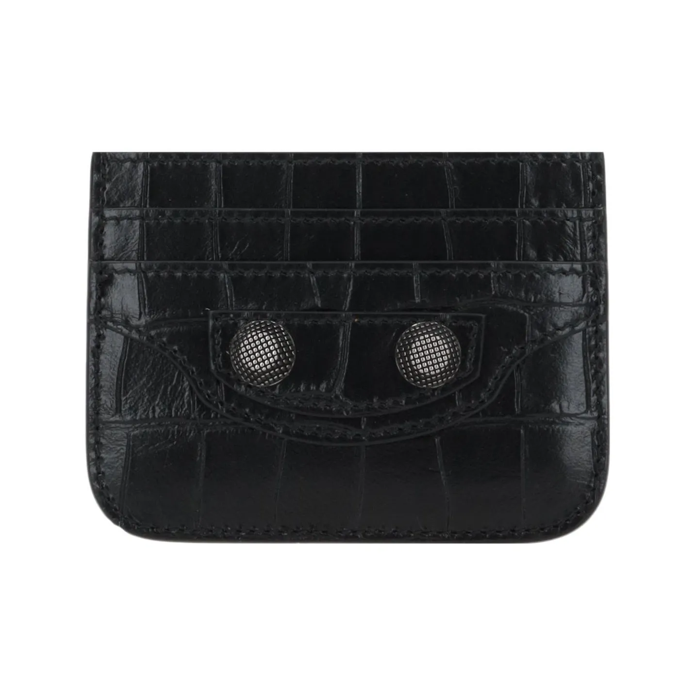 Balenciaga Le Cagole Телячья кожа Кожа Держатель для карт Женские Черный