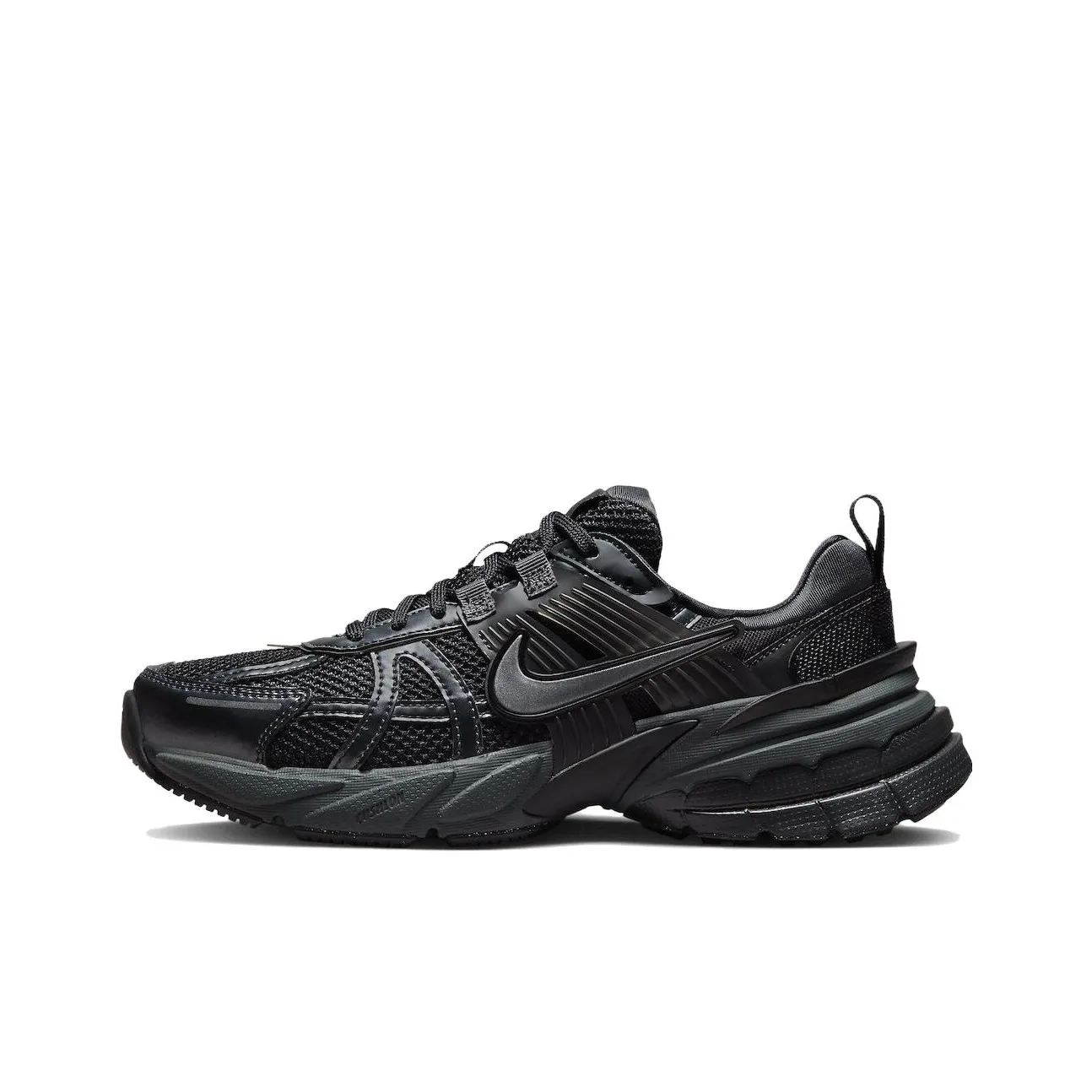 Nike V2K Run Black Dark Smoke Grey Women's