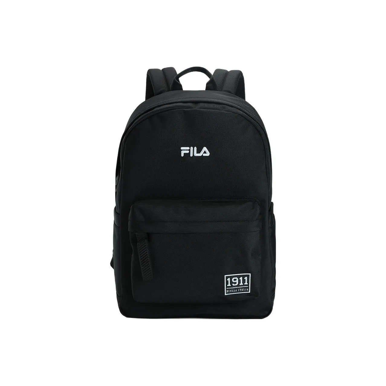 FILA Fabric Casual Backpack Medium Size Unisex Jet Black