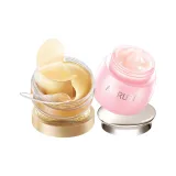 골드 다이아몬드 패턴 아이 마스크 60개/박스 + Essence Condensation Eye 젤 25g