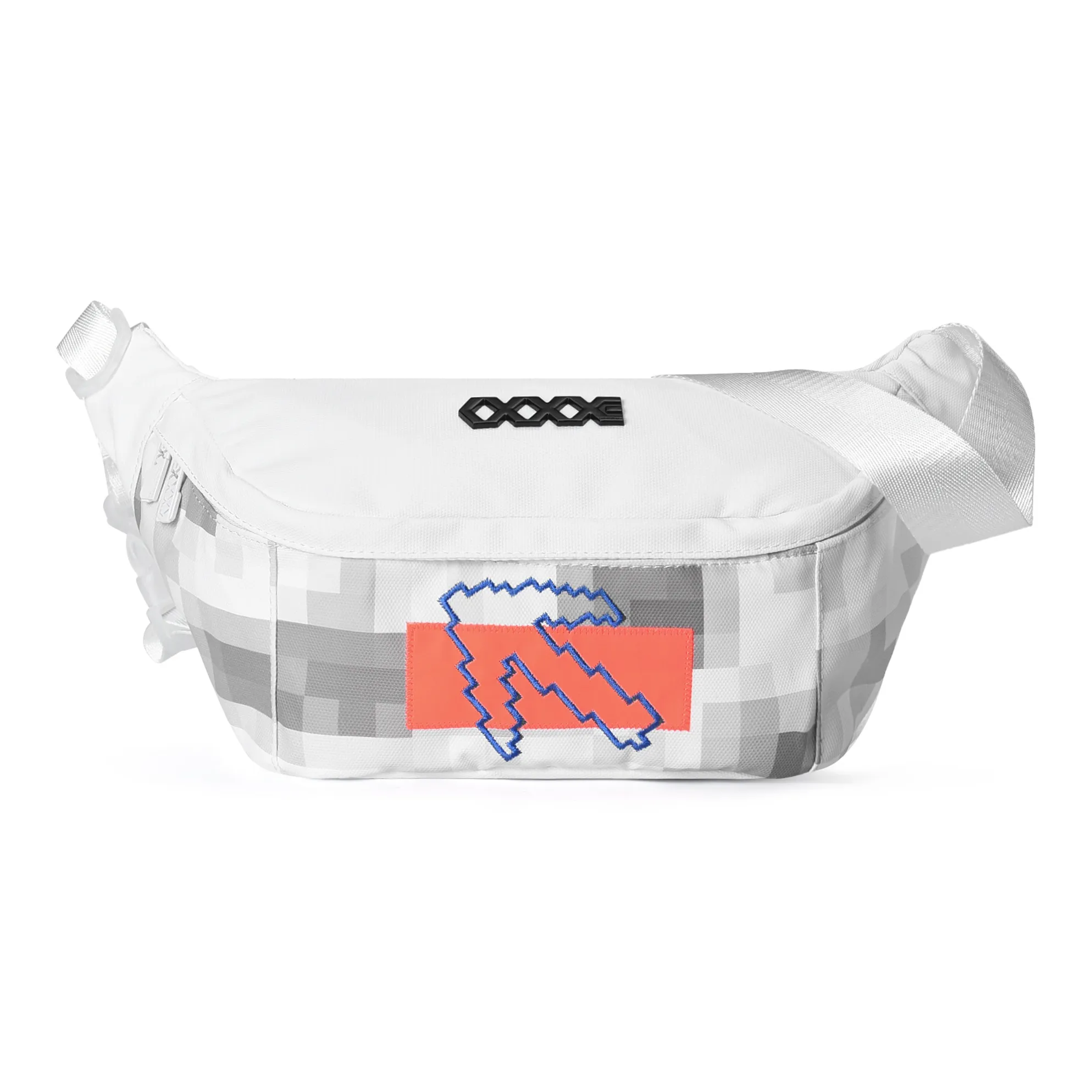 COEXISTENCE Полиэстер Sling Сумка Сумка через плечо Бананка Обычный Унисекс Белый