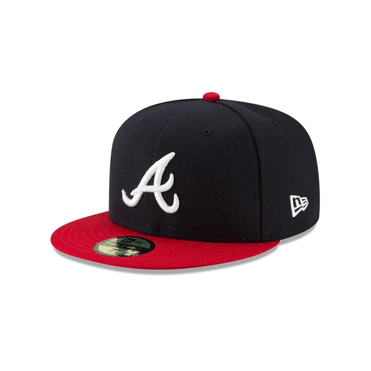 New Era Retro On Field Atlanta Braves Home 59Fifty Fitted Hat