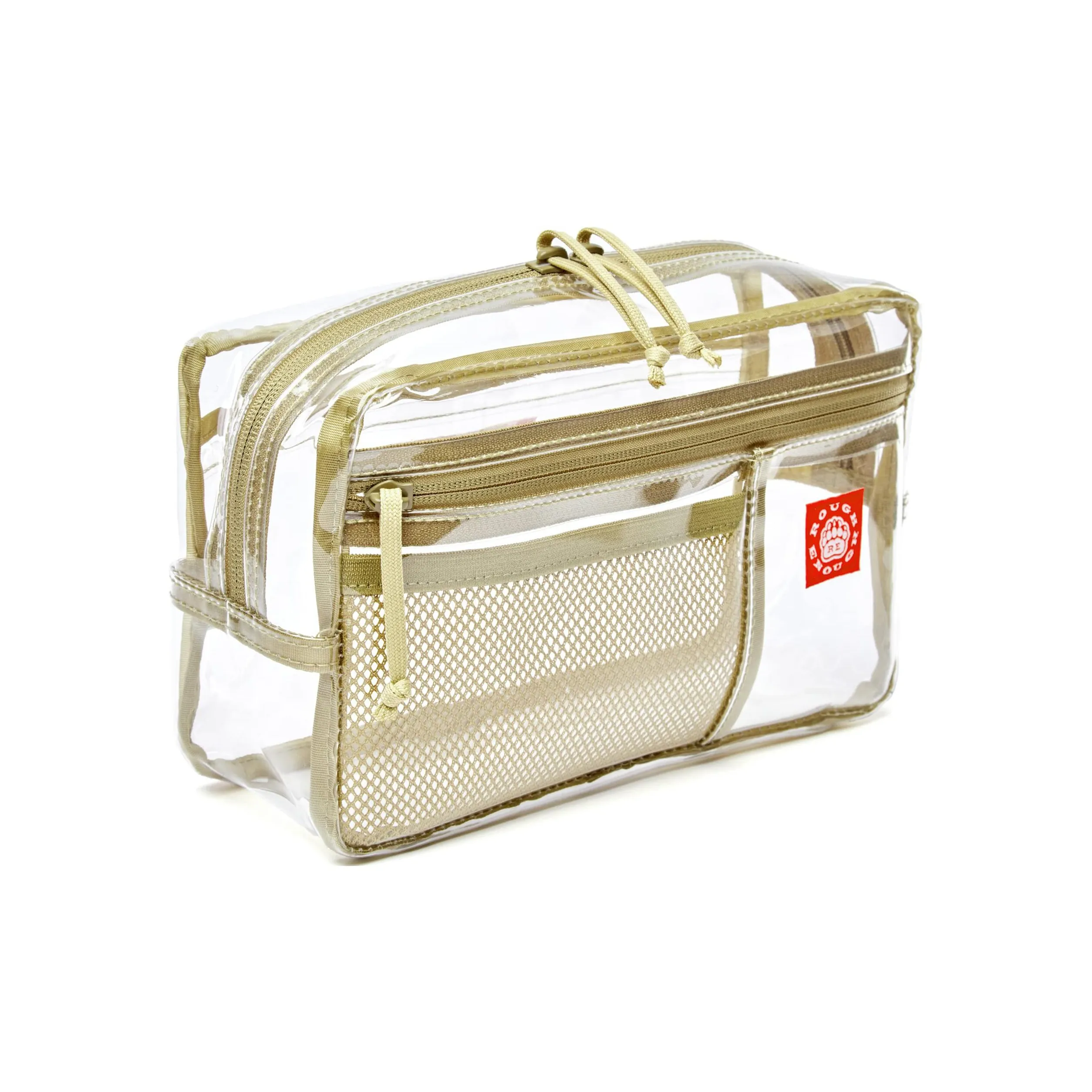 Rough Enough PVC Makeup Bag, Storage Bag, Toiletry Bag Tubas Unisex Transparent