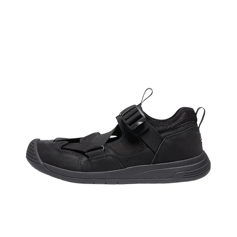 KEEN ZERRAPORT TRAIL Abrasion-Resistant Low-Top Casual Shoes Men's Black