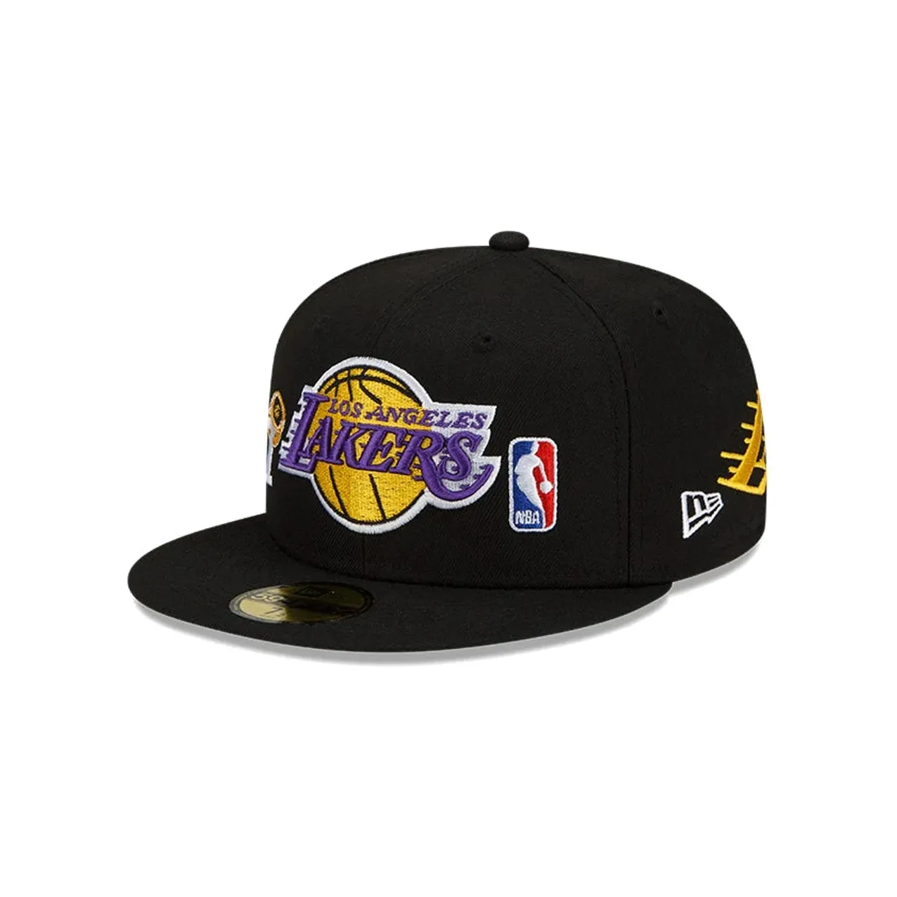 Reflective poly Supreme camp cap with mesh top layer and reflective webbing strap closure