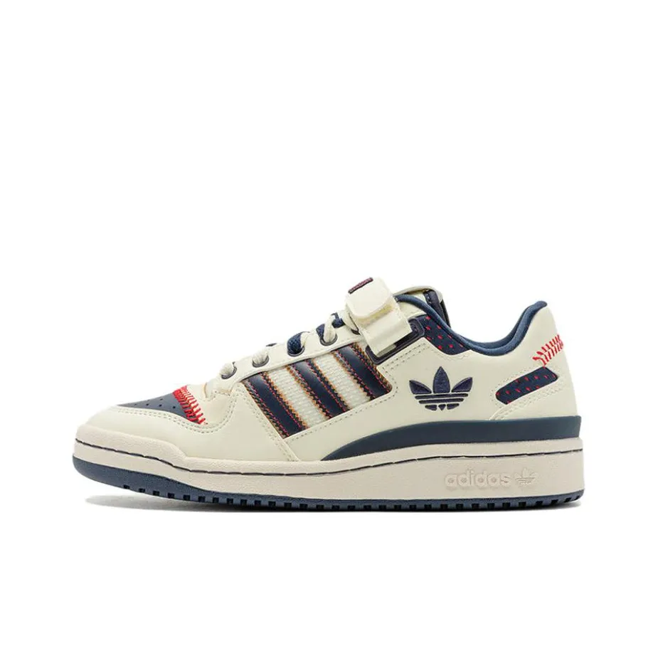 Adidas Originals Forum Low Shoes 'Chalk White Navy'