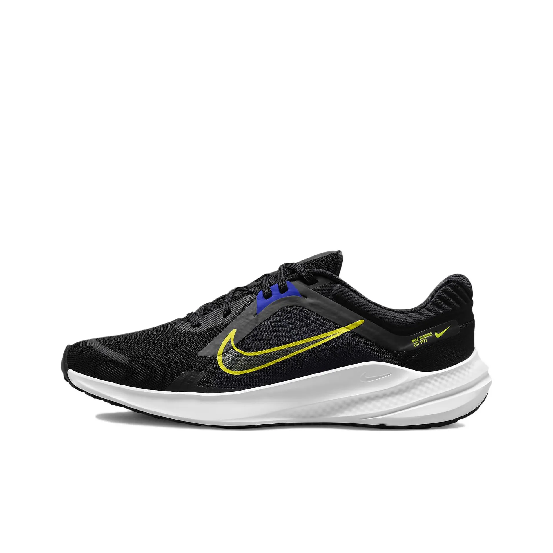 Nike Quest 5 Black Racer Blue White High Voltage