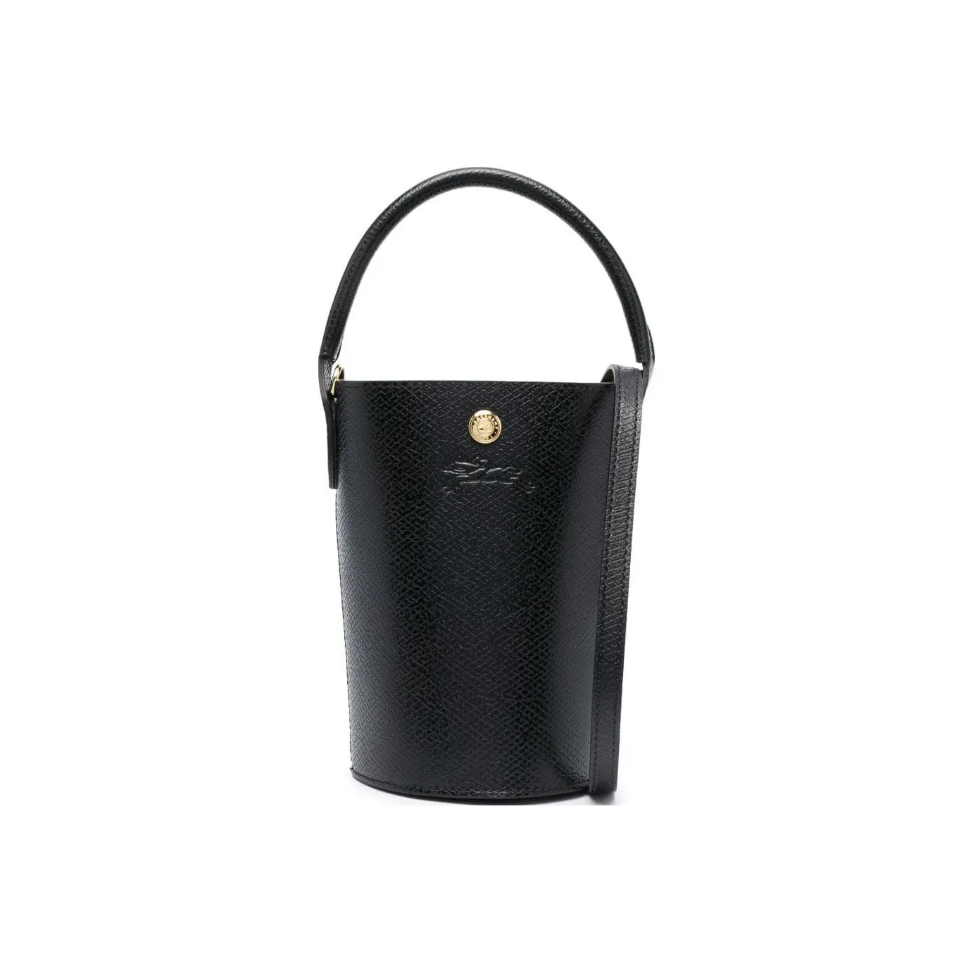 LONGCHAMP Épure Cow Leather Bucket Bag, Handbag, Shoulder Bag, Crossbody Bag Extra Small Women's Black