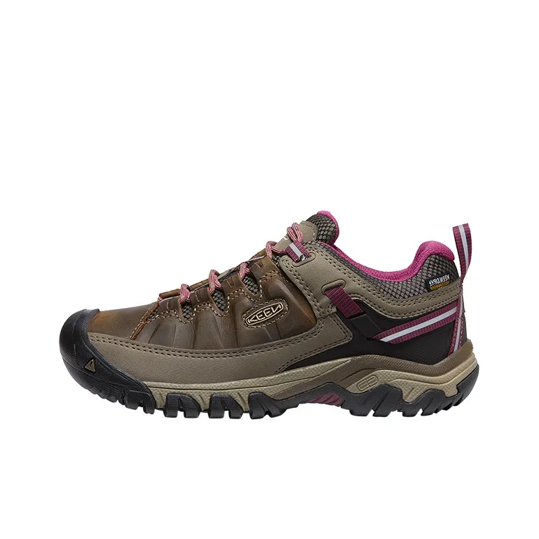 KEEN Targhee 3 WP Cushioning Anti Slip And Wear Resistant Low Top Outdoor Hiking Trekking Shoes Women's Brown