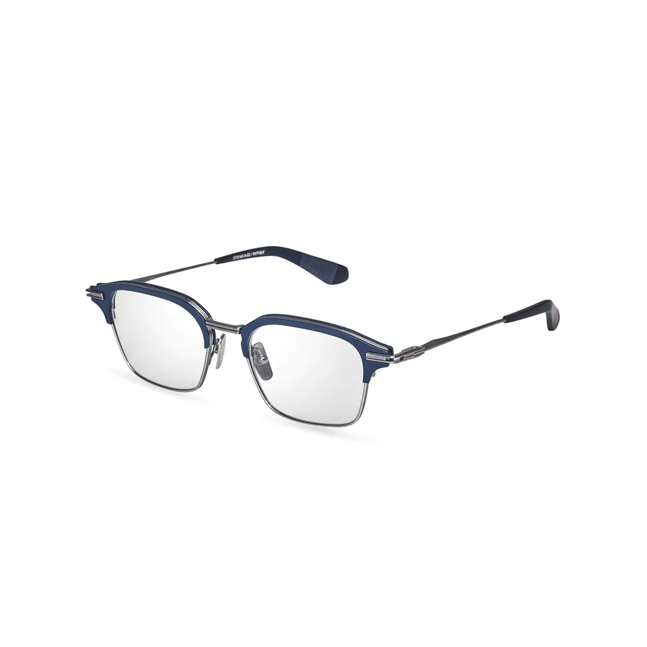 DITA Titanium Acetate Browline Eyeglass Frames Unisex Blue
