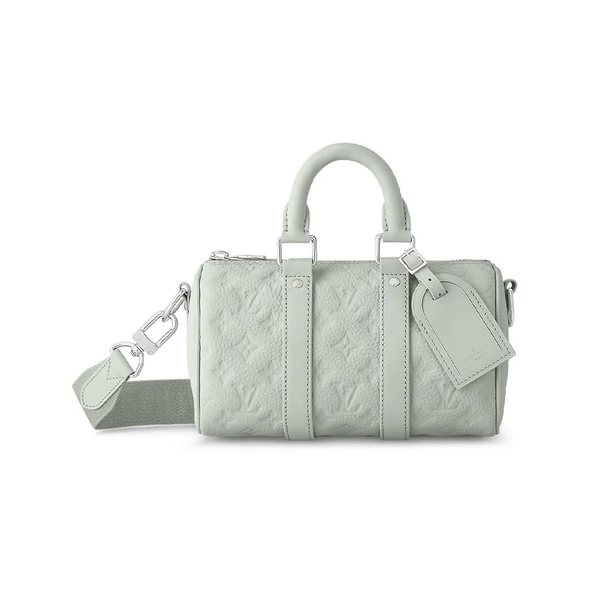 LOUIS VUITTON Keepall Bandouliere 25 Mineral Gray