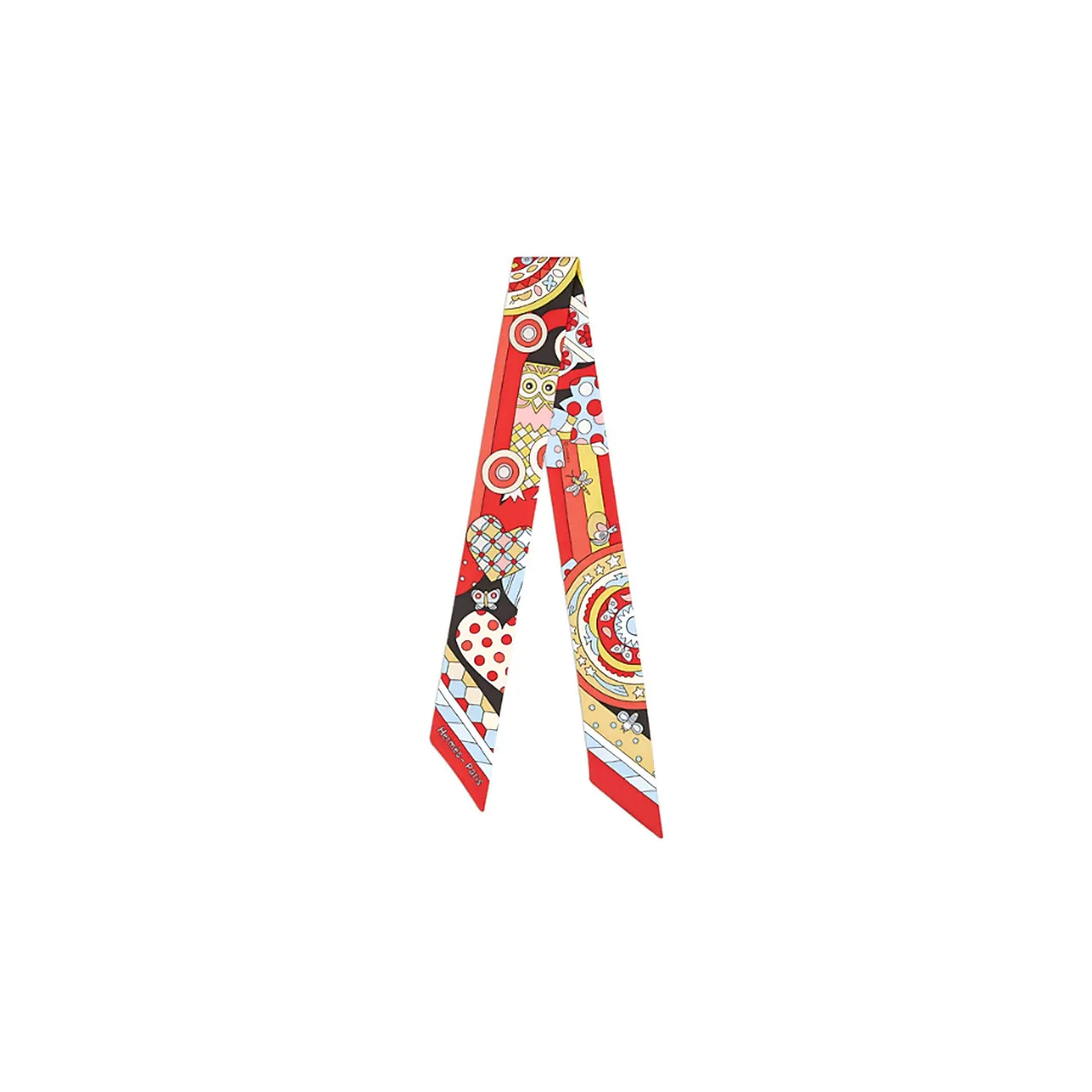 HERMES Шарфы из тутового шелка, многоцветные, женские