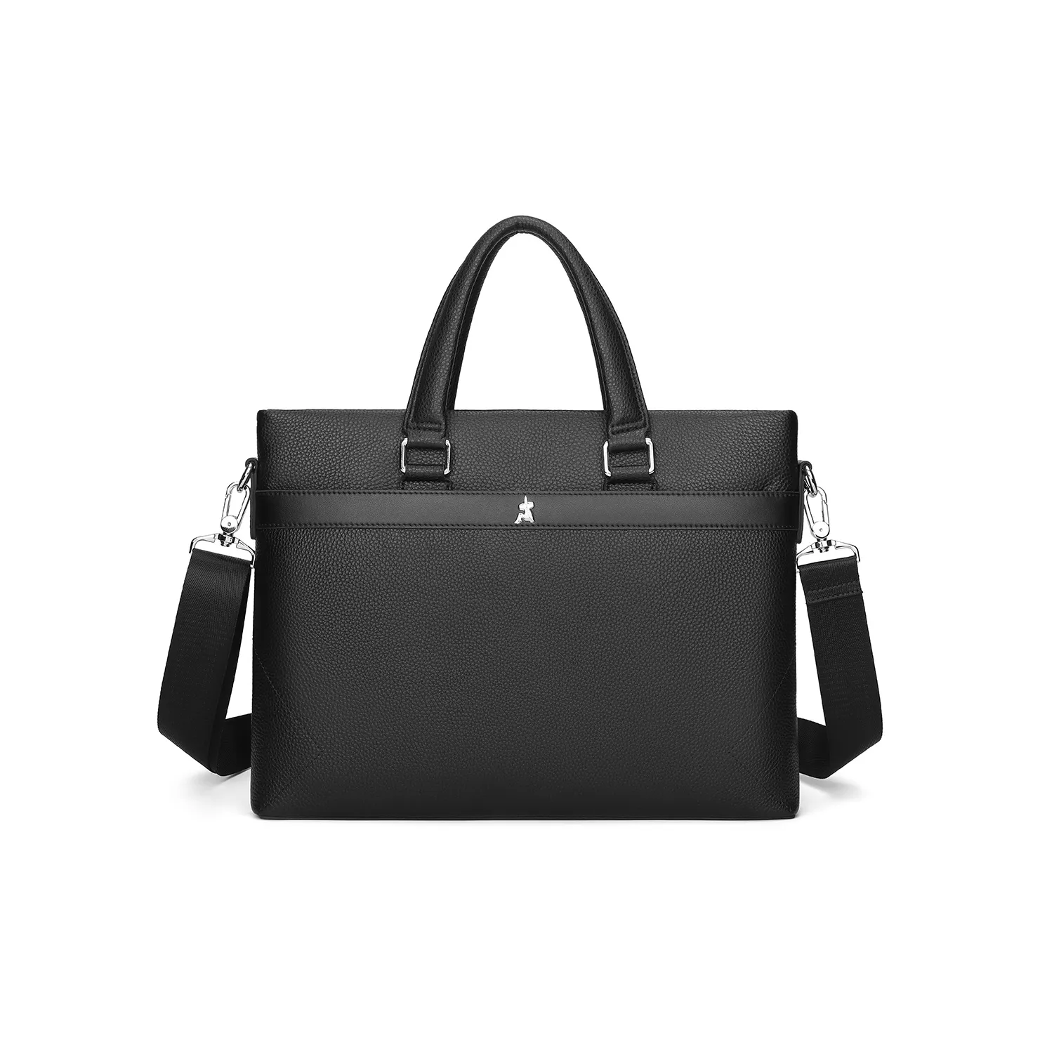 MEXICAN Корова Кожа Ноутбук Сумка Ручная Сумка Сумка через плечо Стандартная Мужская Черная