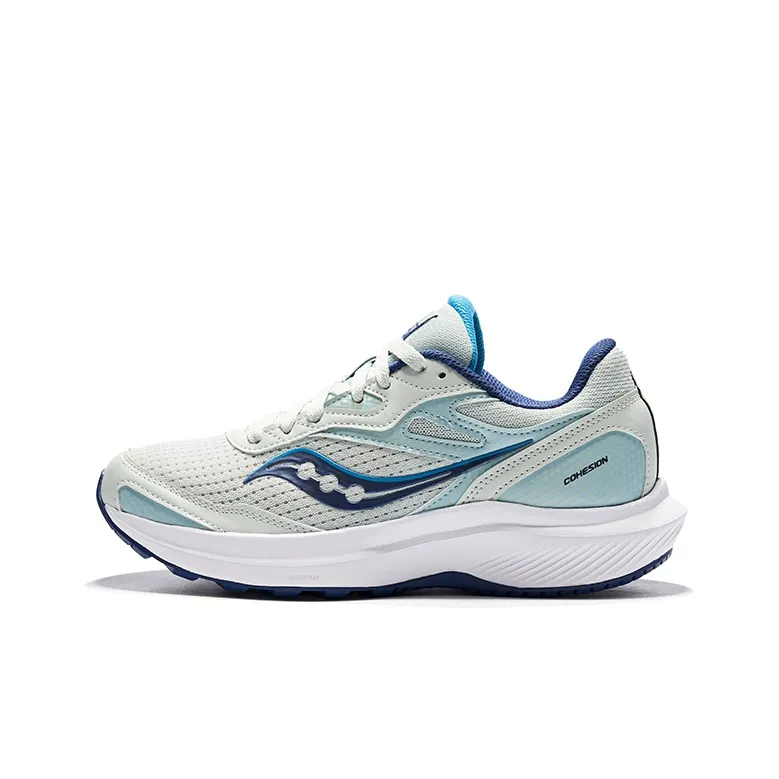 Saucony Cohesion 16 Shock Absorbers Slip Resistant Low Top Running Shoes Women's Gray Blue