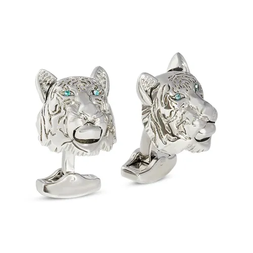 TATEOSSIAN Swarovski Кристальный, Родиевое Покрытие, Латунь, Палладиевое Покрытие, Запонки Унисекс