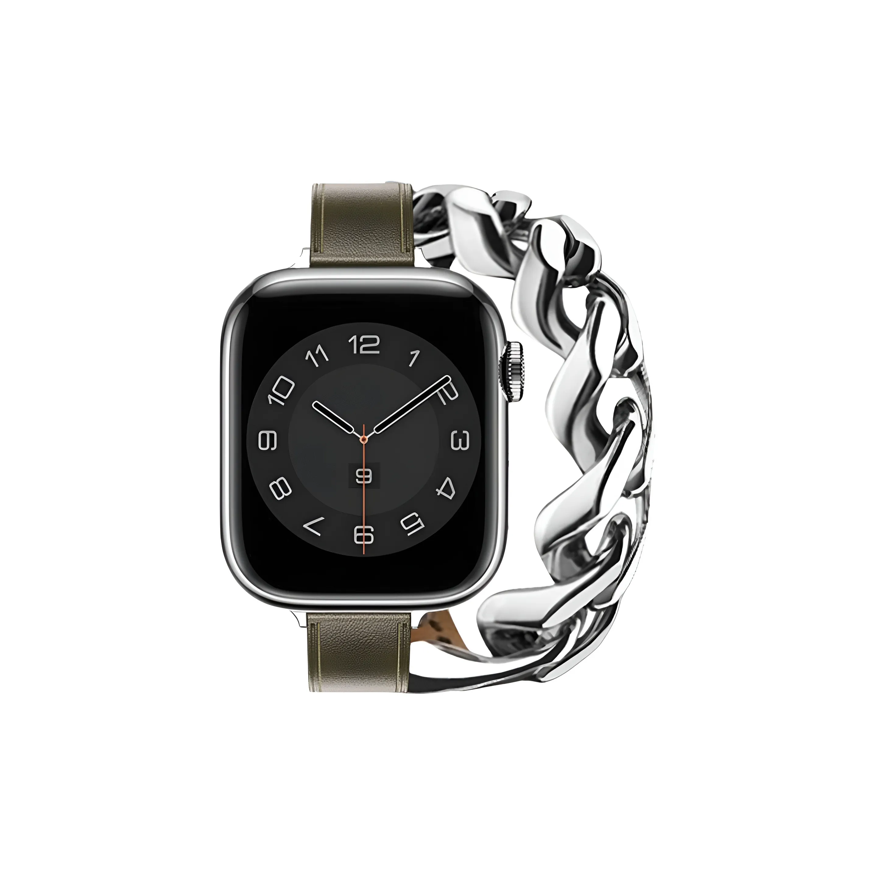 Zhongwo Ремень Apple Совместимость Натуральная кожа Материал