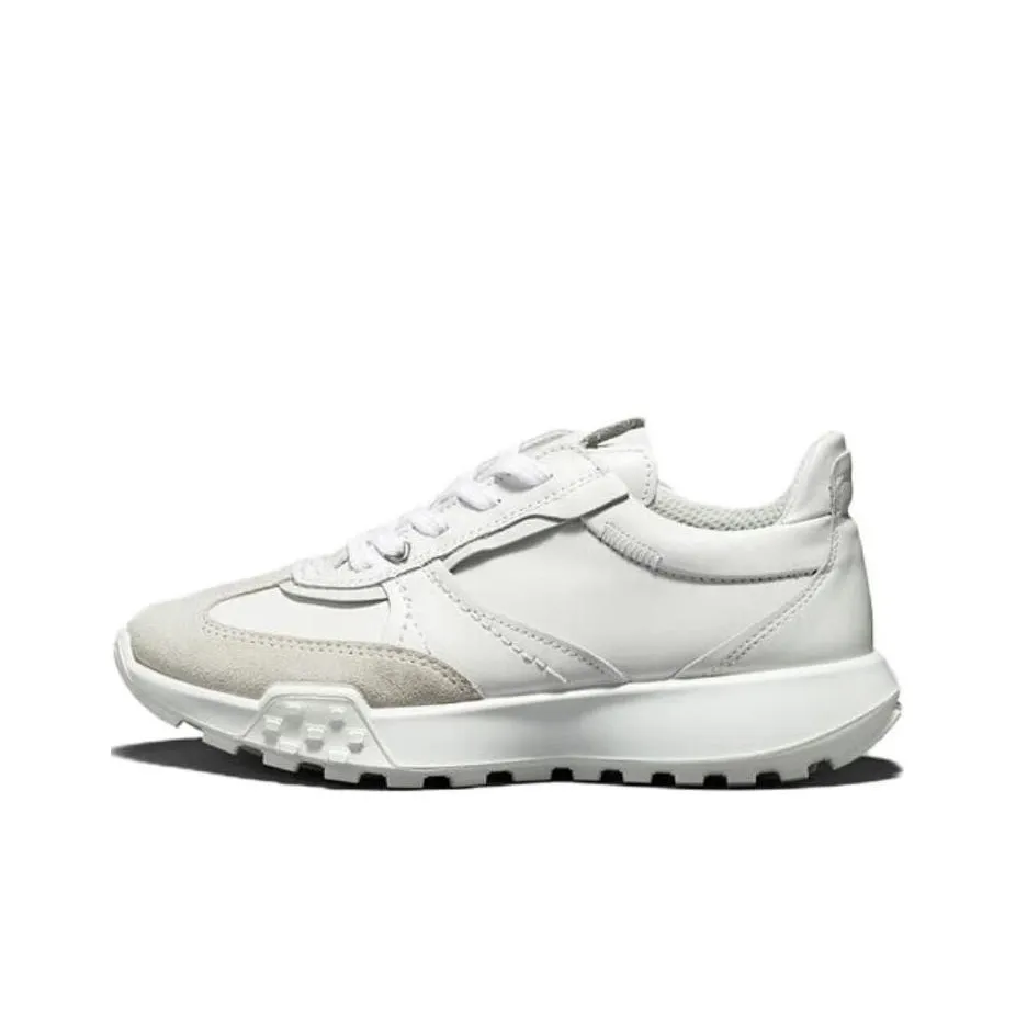Ecco Low Top Casual Shoes Women's White