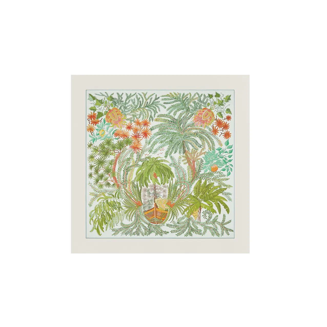 HERMES Silk Scarves Women's Multicolor