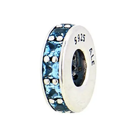 Pandora Crystal Pendants Unisex _Nsec Silver/Blue