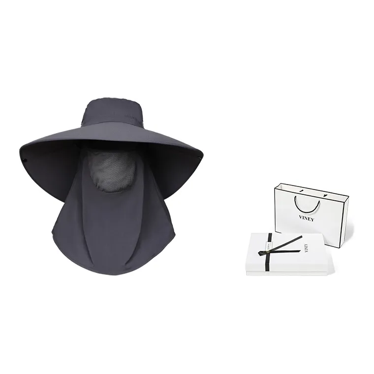 VINEY Polyester Sun Protection Hats Men's