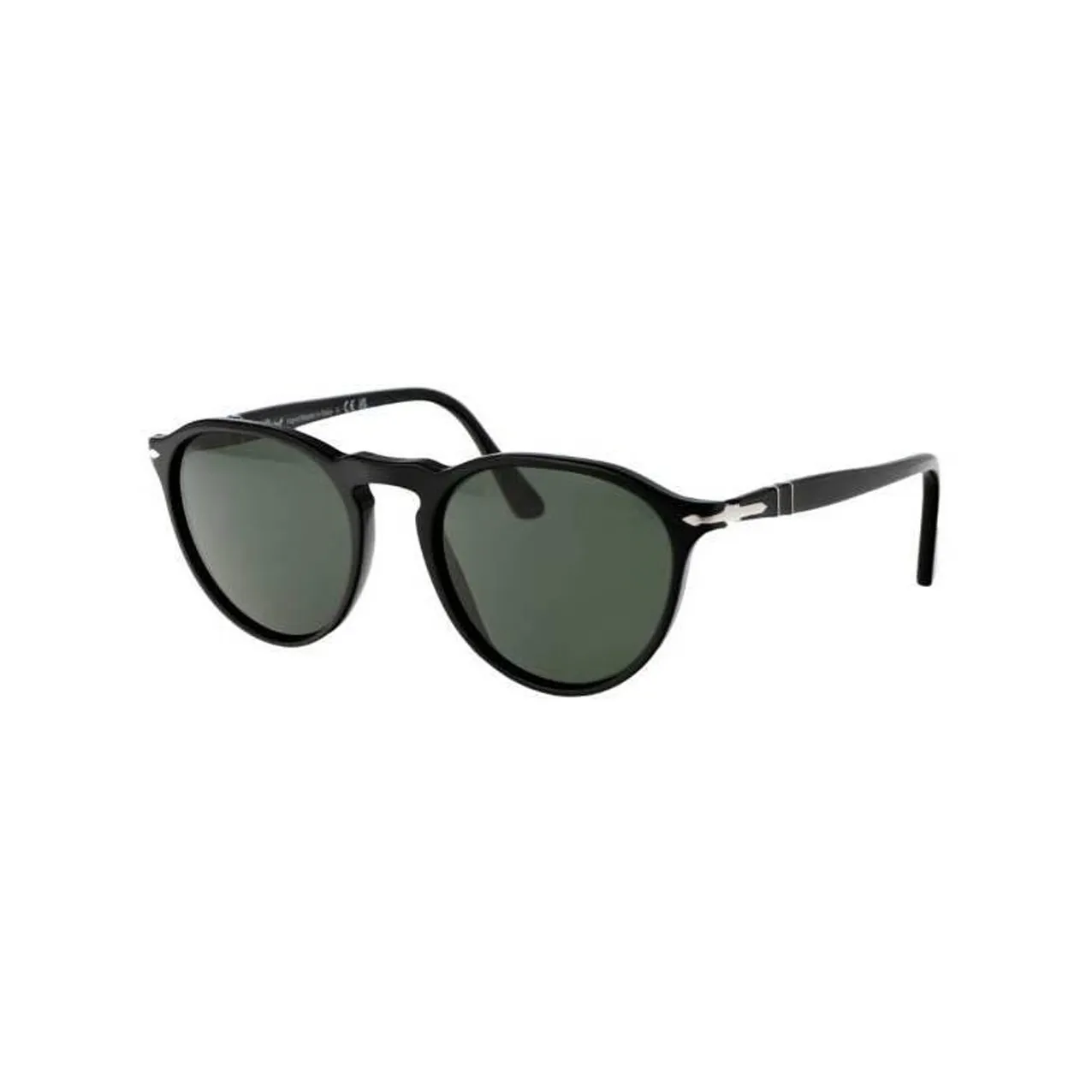 PERSOL Tortoiseshell effect Round frame Sunglasses