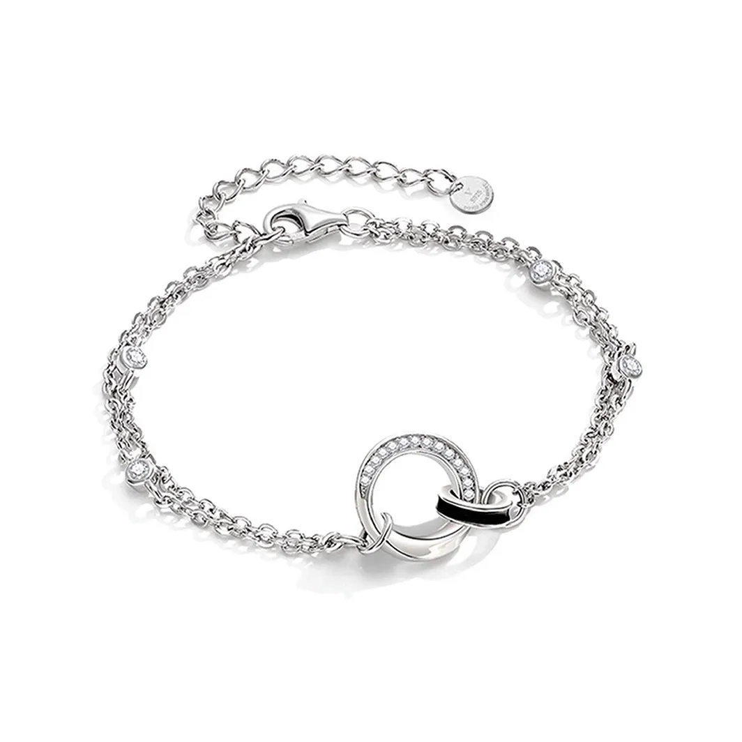 DAN DREAM Серебро S925 Циркон Сплав Браслеты Унисекс
