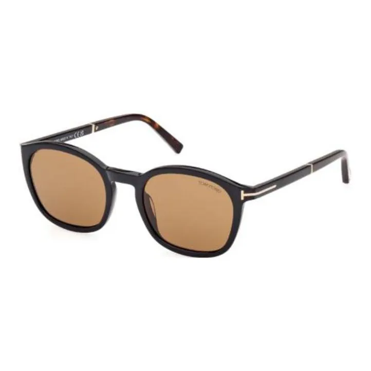 TOM FORD Eyewear Round Frame Polarized Jason Sunglasses