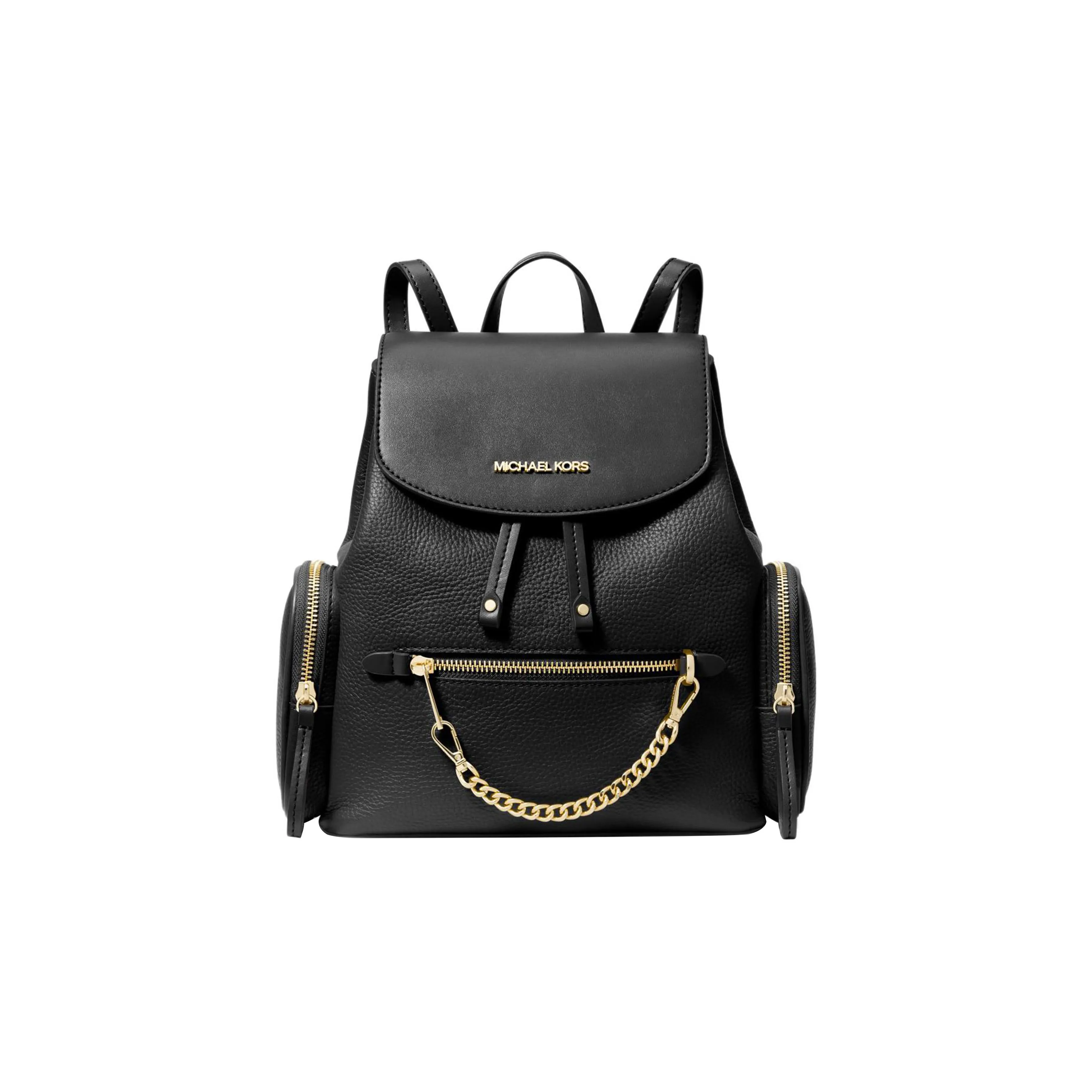 MICHAEL KORS Jet Set Medium Pebbled Leather Backpack