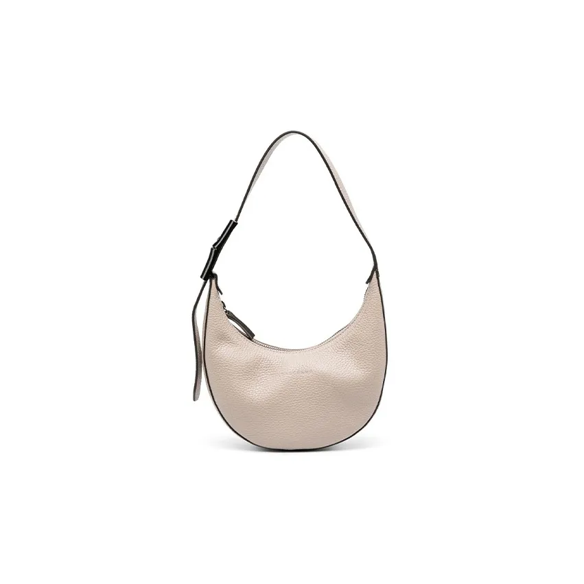 LONGCHAMP Roseau Essential Коровья кожа Полумесяц Сумка Сумка Сумка через плечо Женская Миндаль