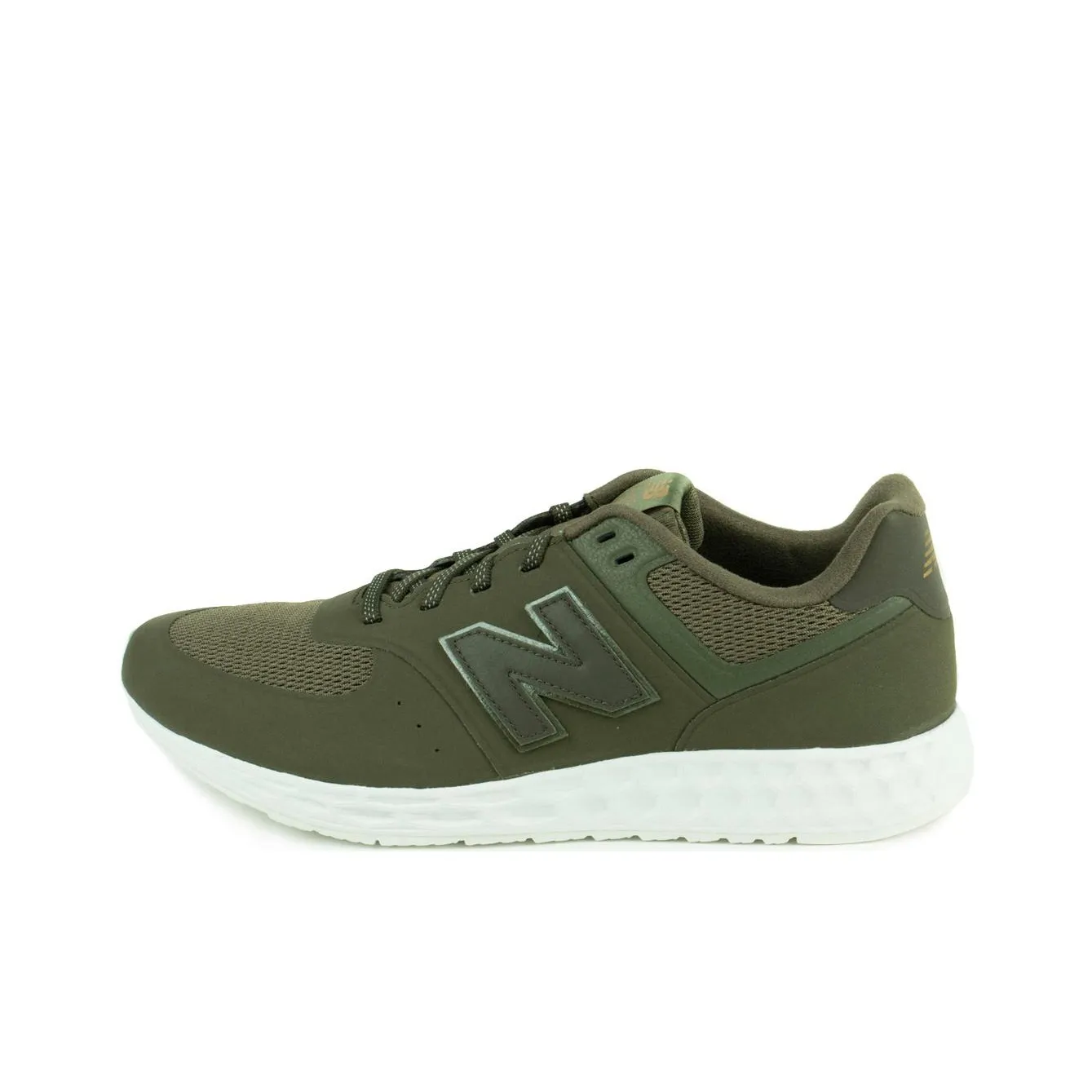 New Balance NB 574 Low Топ Беговые кроссовки Мужские Зеленый Белый