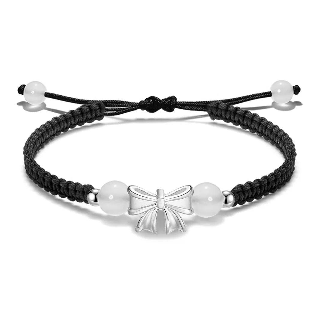 Коллекция Teddy's Агат Браслеты Женские Черный шнур Красная нить