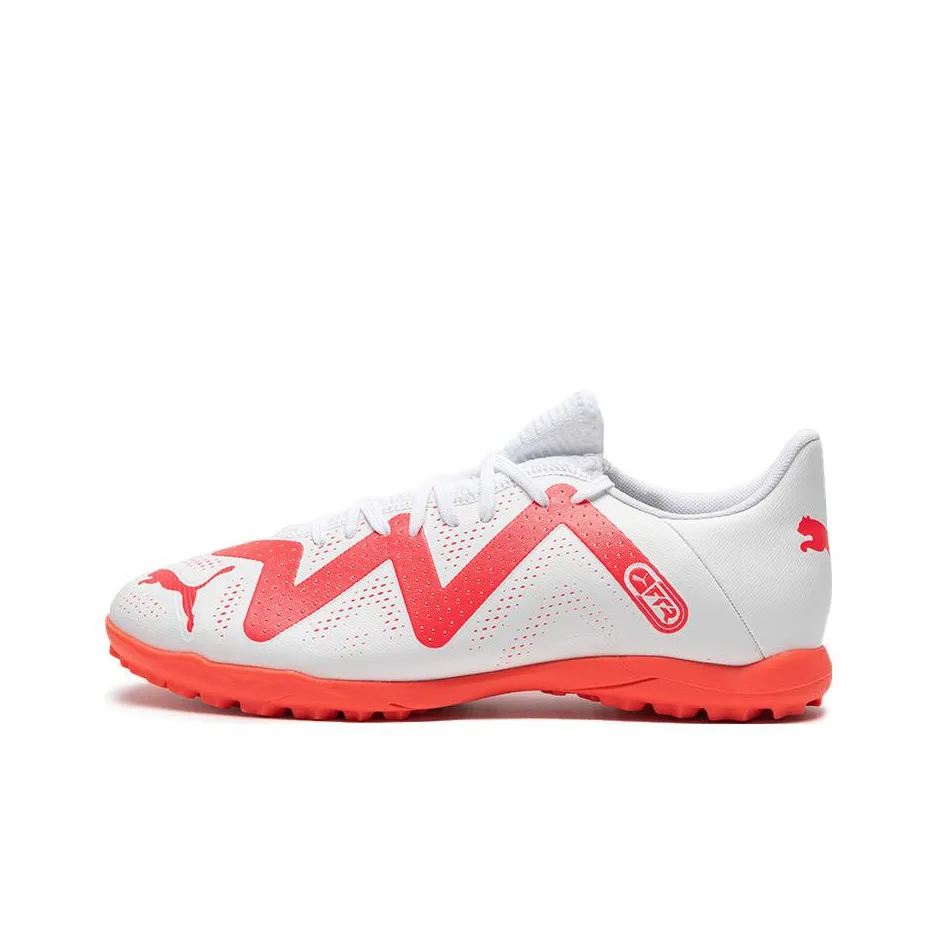 PUMA FUTURE Play TT Шипы Футбольные бутсы Мужской Белый Красный