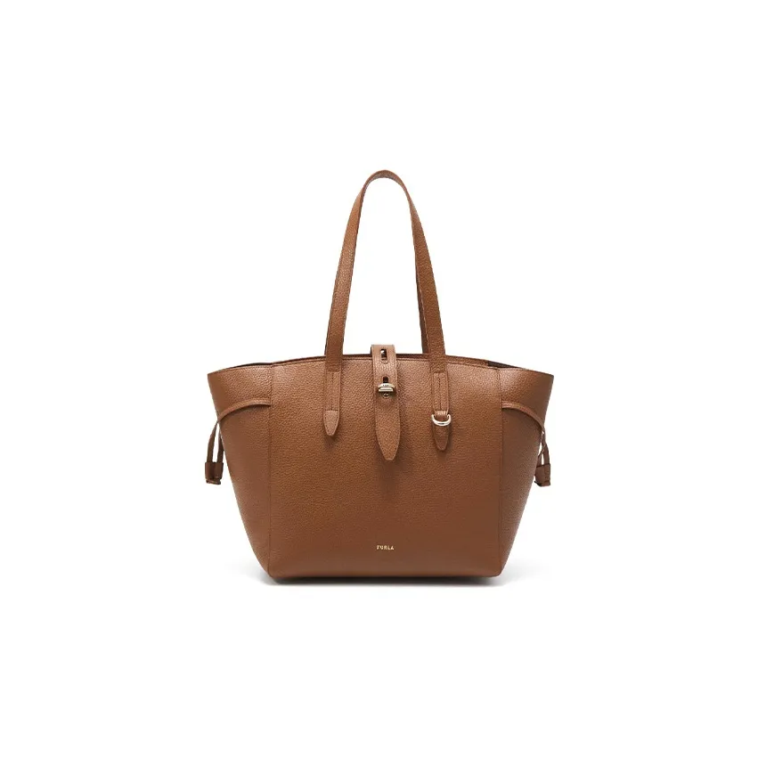 Furla Leather Tote Bag, Shopping Bag, Handbag Regular Women's Brown