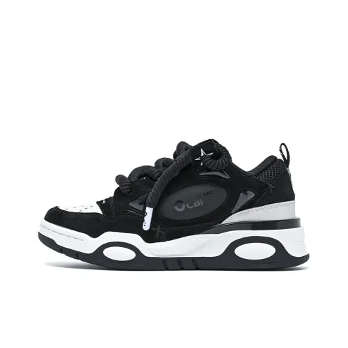 Ocai Кроссовки для скейтбординга Low Top Черные из замши Унисекс