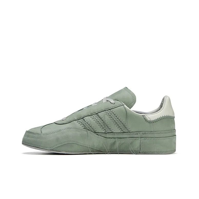 Adidas Y 3 Gazelle Silver Green Off White Light Brown