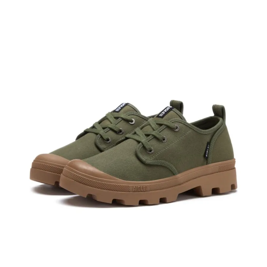 AIGLE Slip Resistant Low Top Outdoor Shoes Unisex Bush Green
