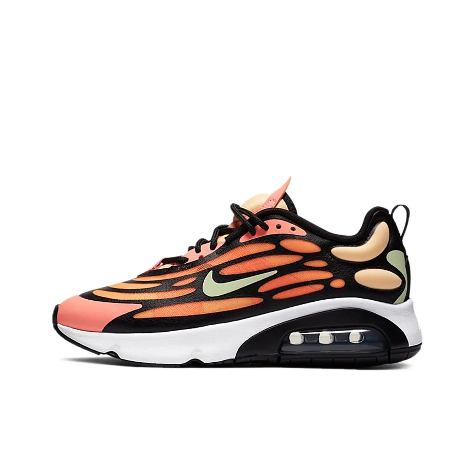 Nike Air Max Exosense Low Топ Марафон Беговые кроссовки Женские Черный Оранжевый