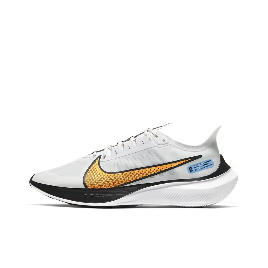 Nike Zoom Gravity 1 Slip-Resistant Low Top Беговые кроссовки Унисекс Белый Золото