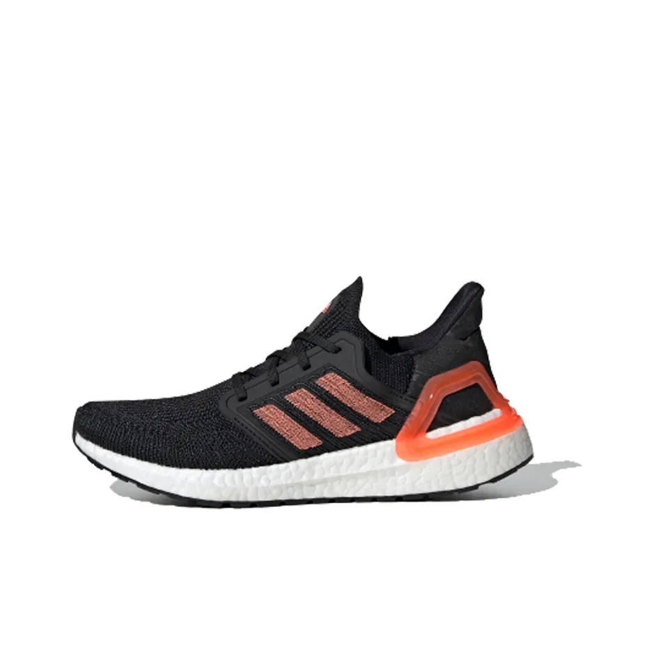 Adidas ULT Шокаблоки Низкий Верх Беговые Кроссовки Женские Черный Оранжевый