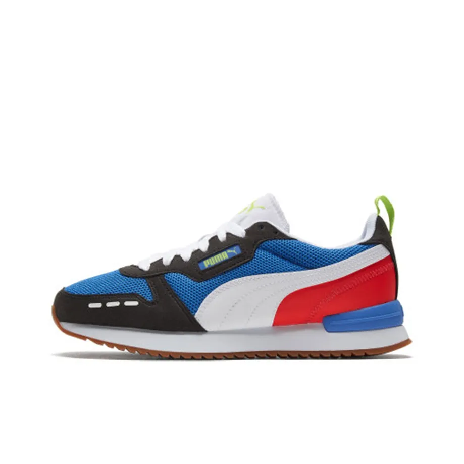 PUMA R78 Slip Устойчивый к истиранию Низкий Топ Повседневные Беговые кроссовки Унисекс Синий