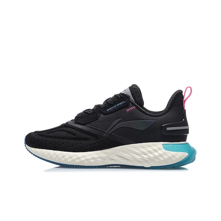 LiNing Cloud 5th Generation Shield Durable Breathable Low Top Running Shoes Women's Black White