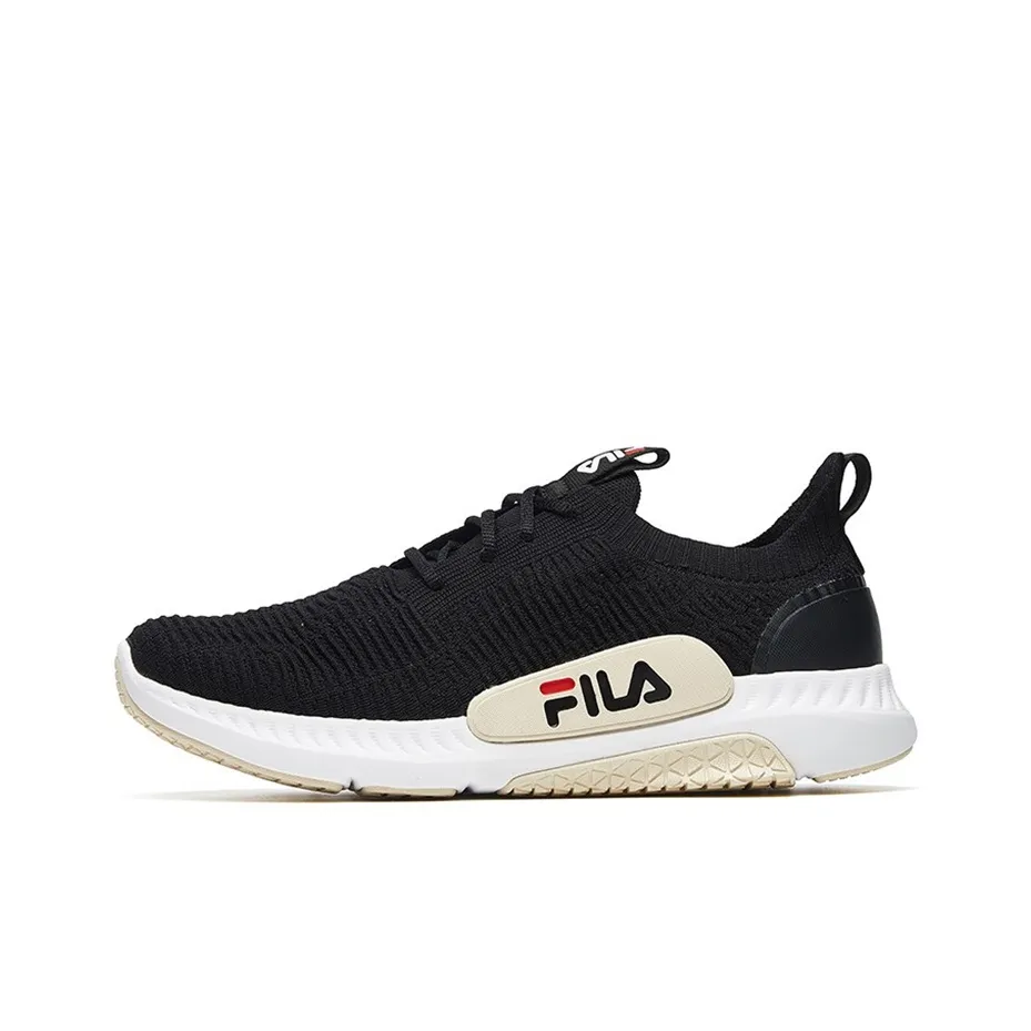 FILA FUSION Fantastic Low Top Running Shoes Women's Black White