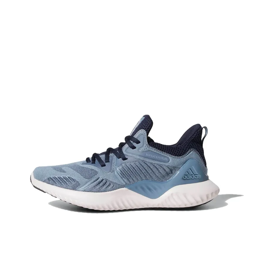 Adidas AlphaBounce Beyond Противоскользящие амортизаторы Низкий топ Беговые кроссовки Женские Синий Серый