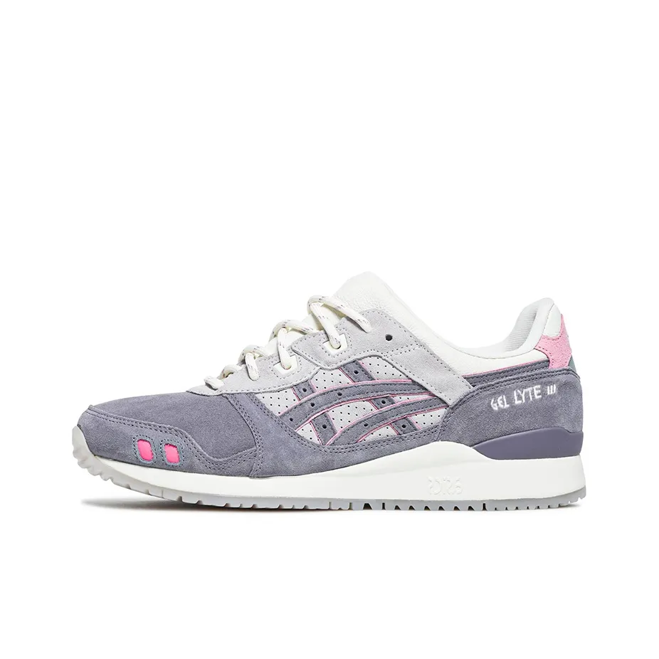 END x Asics Gel Lyte 3 Low Топ Повседневные Беговые кроссовки Unisex Light Фиолетовый Серый