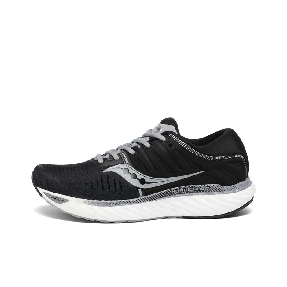 saucony Hurricane 22 'Black White'
