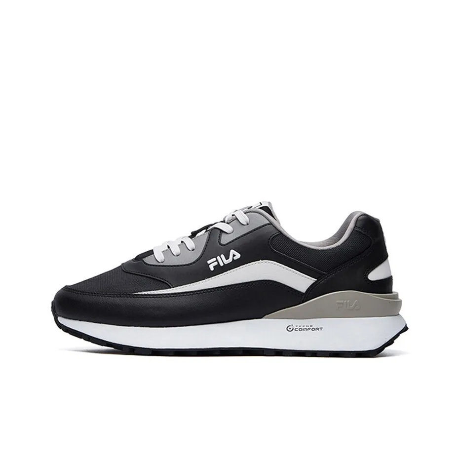 FILA Jogger Low Top Running Shoes Men's Black Gray