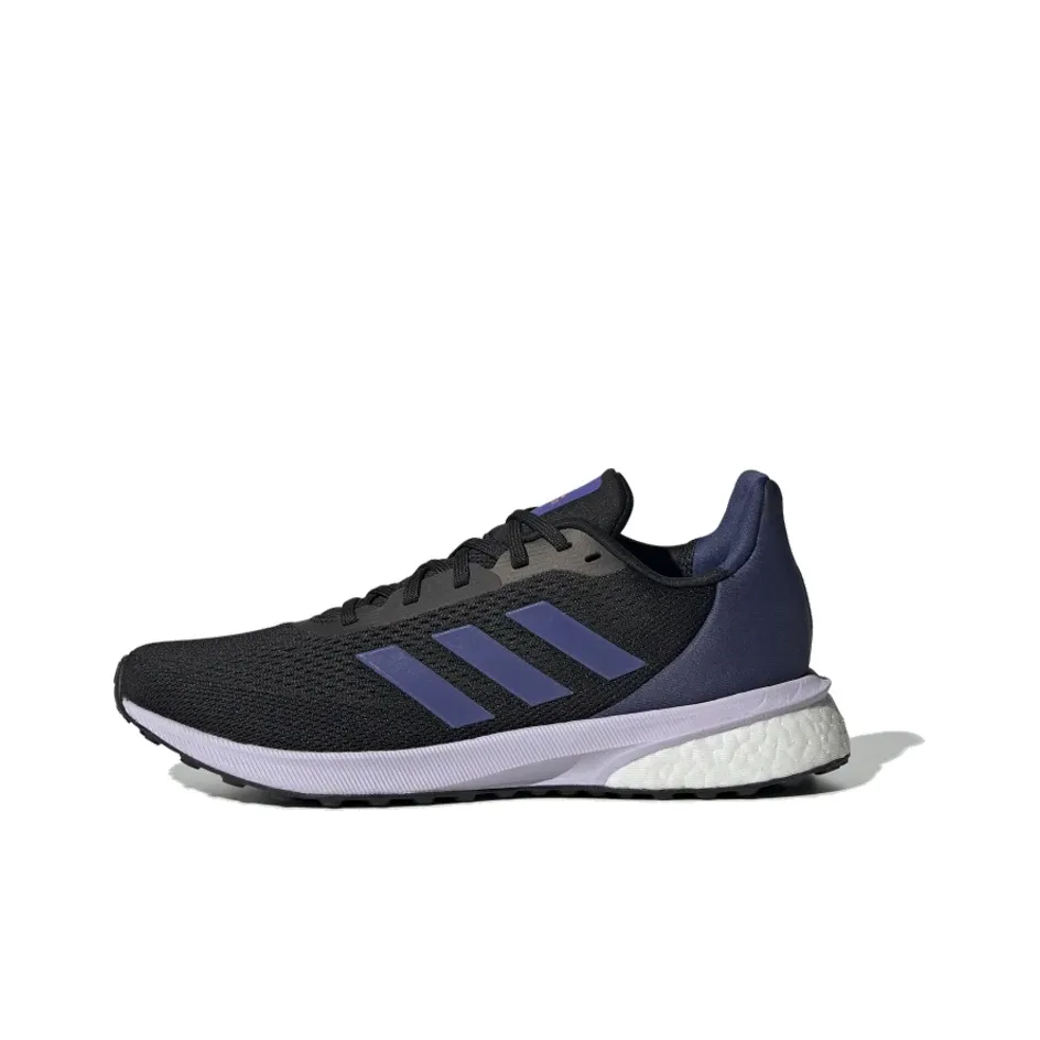 adidas Astrarun Rebound и Breathable Low-Top Беговые кроссовки Женские Черный Фиолетовый