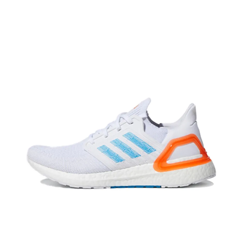 Adidas ULT Slip-resistant Abrasion-resistant Low Top Casual Running Shoes Men's White Orange Blue
