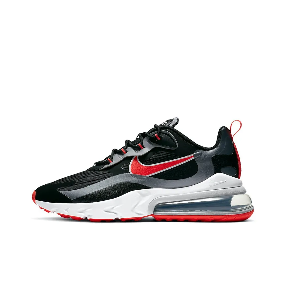 Nike Air Max 270 Low Беговые кроссовки Мужские Черные Белые Красные